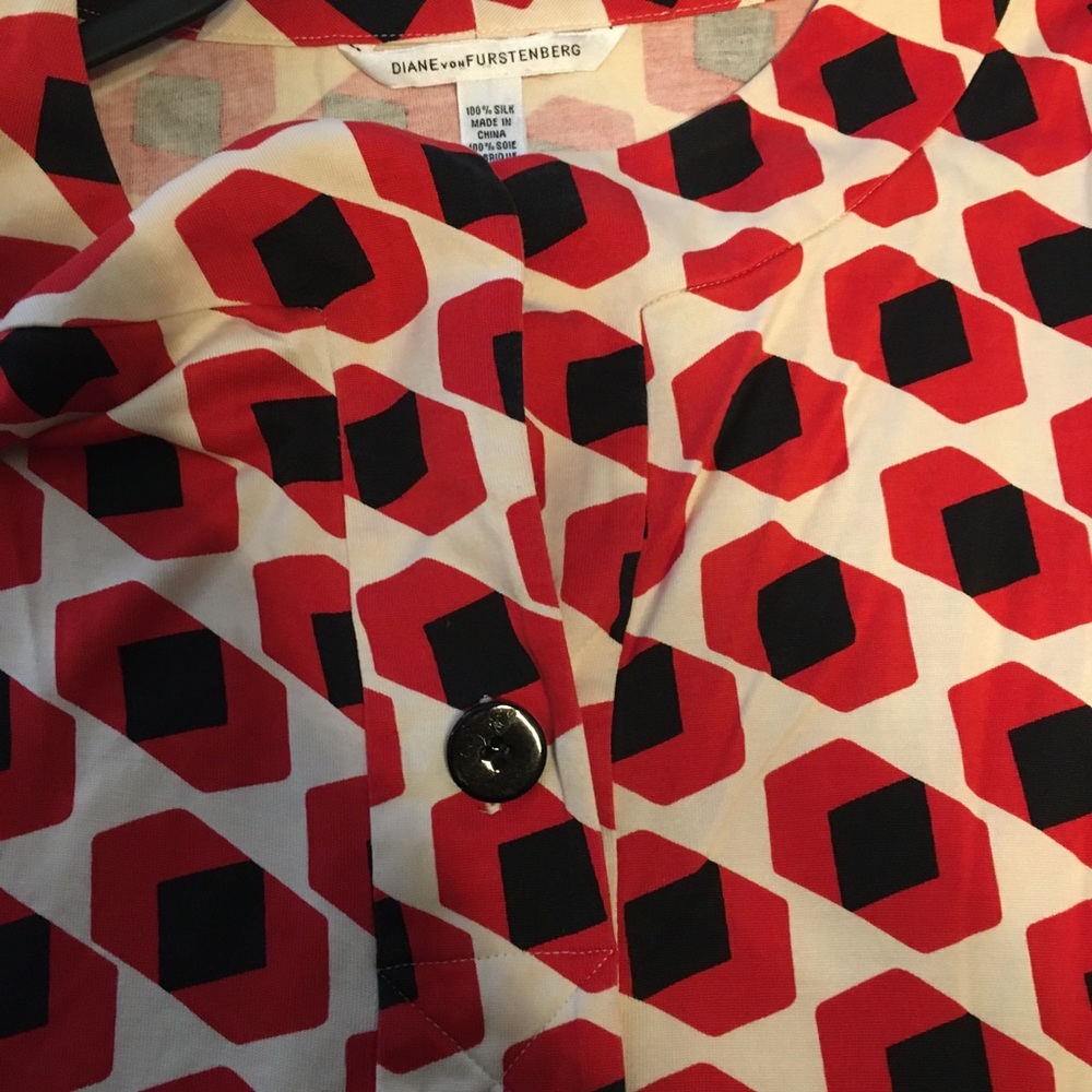 EUC Diane Von Furstrnberg Gaby Tunic Dress - Picture 4 of 4